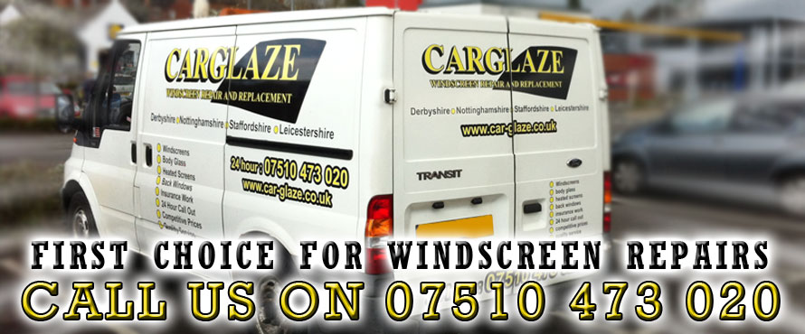 CarGlaze, your first choice for windscreen repair, chipped windscreen repair, mobile windscreen repair and insurance approved windscreen repair in Derby.